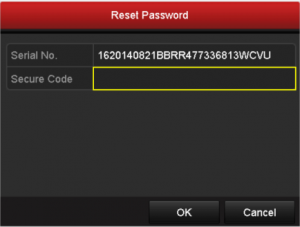 hikvision dvr password recovery